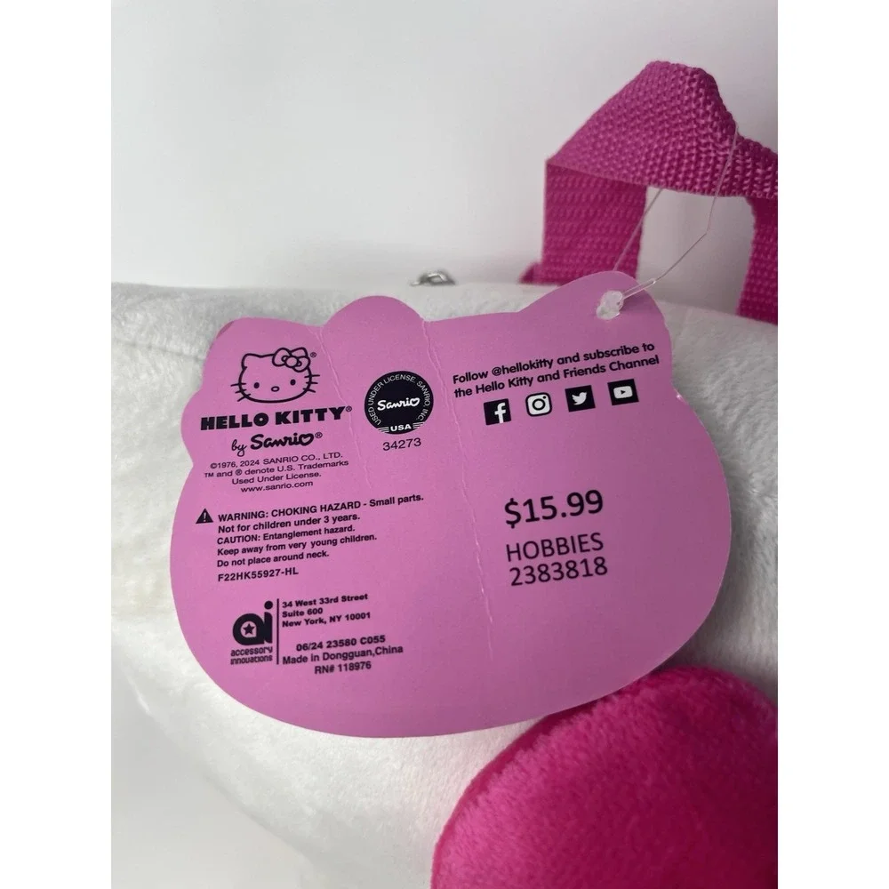 Hello Kitty Plush Backpack 12
